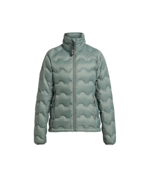 Txlite Shibui Down Collar Jacket Naisten Harmaanvihreä