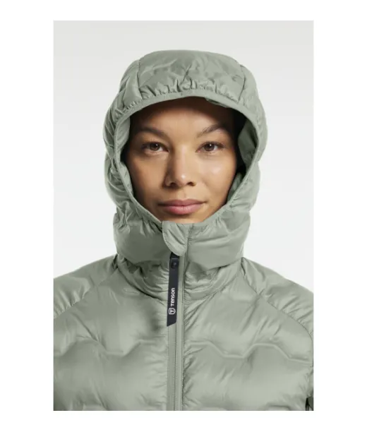 Txlite Shibui Down Jacket Women Harmaanvihreä