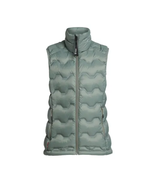 Txlite Shibui Down Vest Women Harmaanvihreä