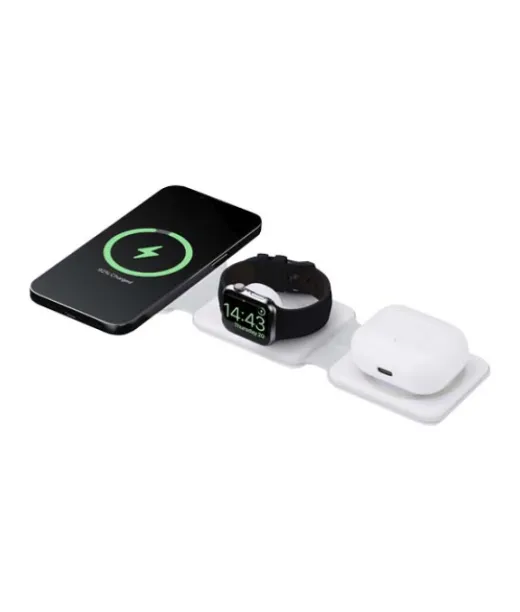 Armus 15 W:n Kierrätetystä Muovista Valmistettu 3-1 Taittuva Langaton Laturi