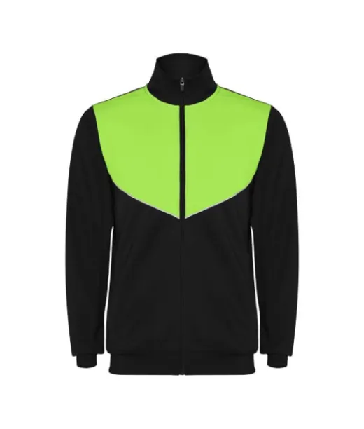 Evans Lasten Verryttelypuku, 225 G/m² Musta / Lime