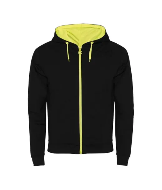 Fuji Unisex-verryttelytakki Musta / Fluor Yellow