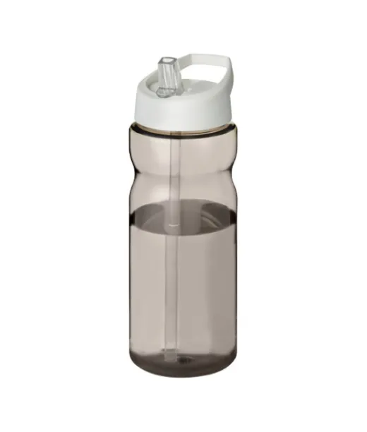 H2o Active® Base Tritan™ 650 Ml Urheilujuomapullo Nokallisella Korkilla Hiili / Valkoinen