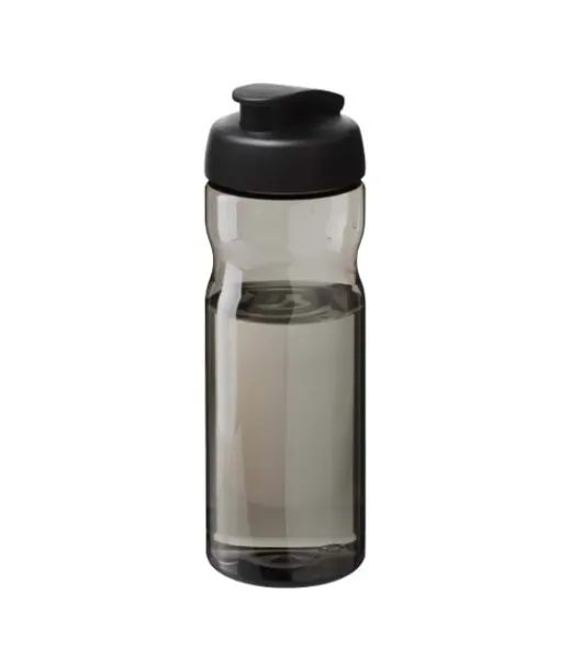 H2o Active® Eco Pop Base 650 Ml -urheilujuomapullo Läppäkannella Hiili / Musta
