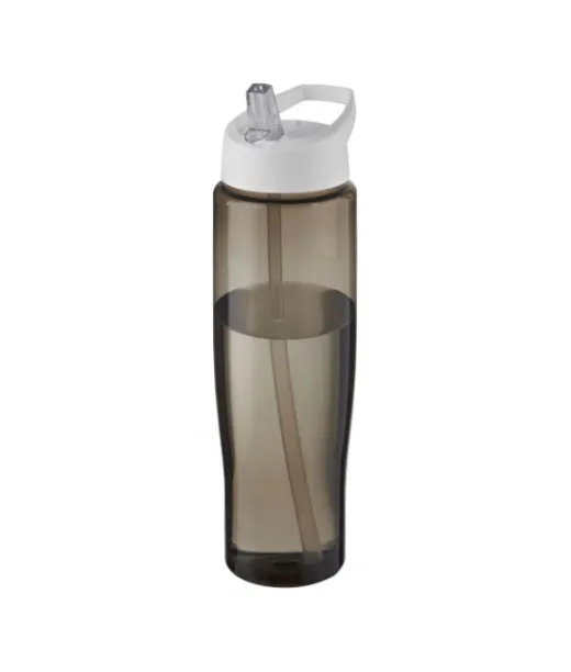 H2o Active® Eco Tempo 700 Ml:n Urheilujuomapullo Nokallisella Korkilla Valkoinen / Hiili