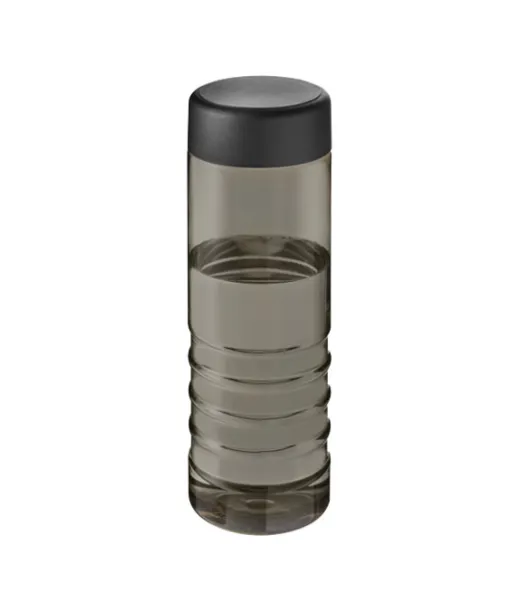 H2o Active® Eco Treble 750 Ml:n Urheilujuomapullo Kierrekannella Hiili / Musta