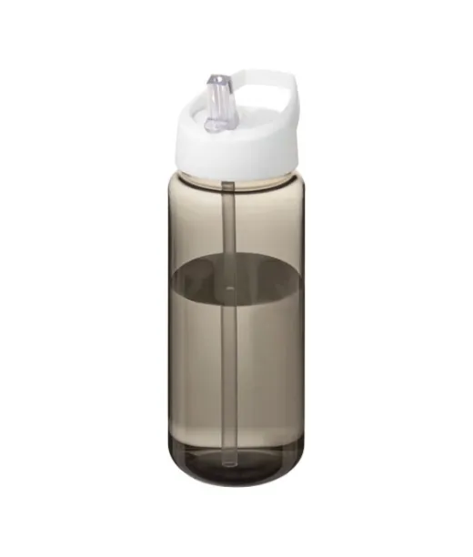 H2o Active® Octave Tritan™ 600 Ml Urheilujuomapullo Nokallisella Korkilla Hiili / Valkoinen