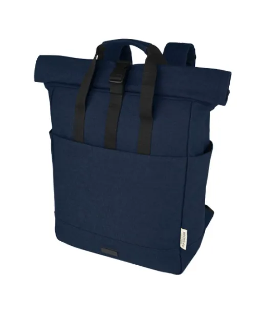 Joey 15” Grs-kierrätetystä Kankaasta Valmistettu Rullattava Reppu Kannettavalle Tietokoneelle 15 L