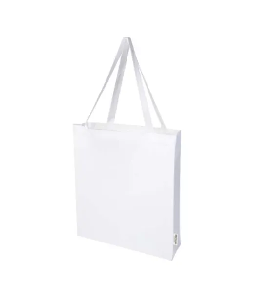 Madras 140 G/m² Grs-kierrätetystä Puuvillasta Valmistettu Kassi Levikkeillä 12l