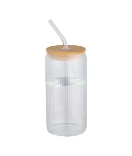 Mirage 500 Ml:n Yksiseinäinen Borosilikaattilasimuki Bambukannella