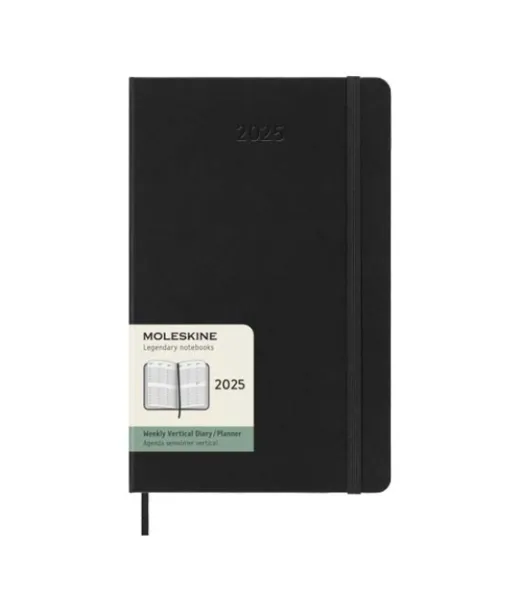 Moleskine Kovakantinen Pystysuuntainen L- Kalenteri 12 Kuukaudelle