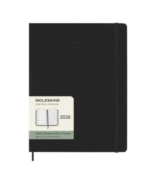 Moleskine Kovakantinen Xl-viikkokalenteri 12 Kuukaudelle
