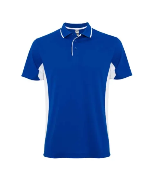 Montmelo Lyhythihainen Urheilupoolopaita, Unisex, 150 G/m² Royal Sininen / Valkoinen