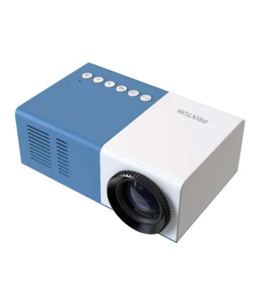 Prixton Mini Pro Cinema -projektori Sininen / Valkoinen