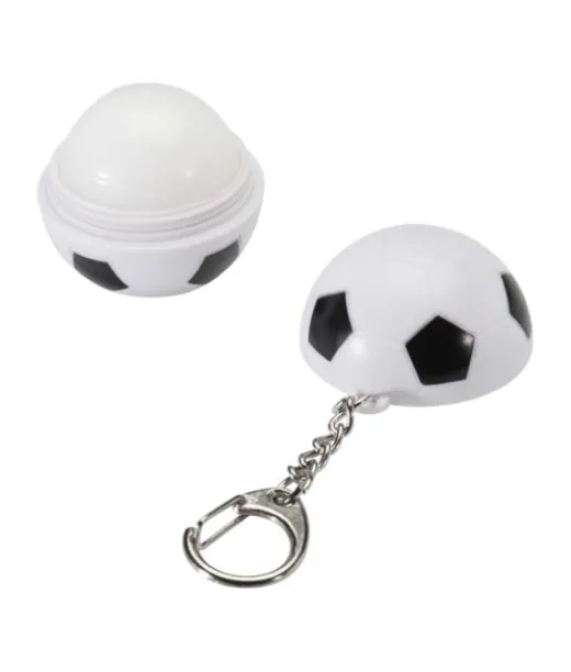 Rami Jalkapallon Muotoinen Huulirasva Aurinkosuojakertoimella Spf 15 Ja Avainketjulla, Vanilja