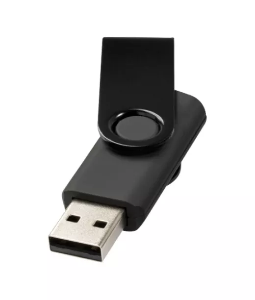 Rotate-metallic-usb-muistitikku, 4 Gt Musta