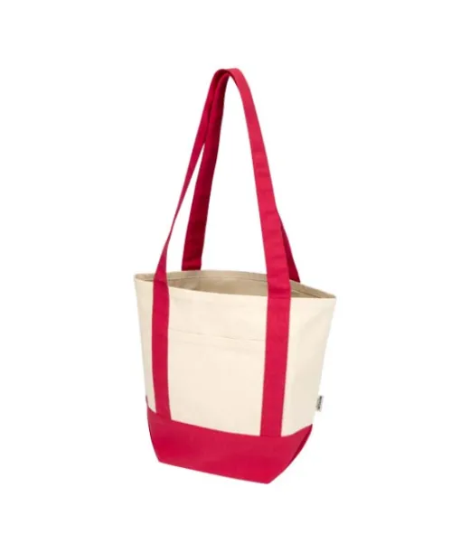 Sam 320 G/m²:n Grs-kierrätetystä Puuvillasta Valmistettu Minikassi Punainen / Natural