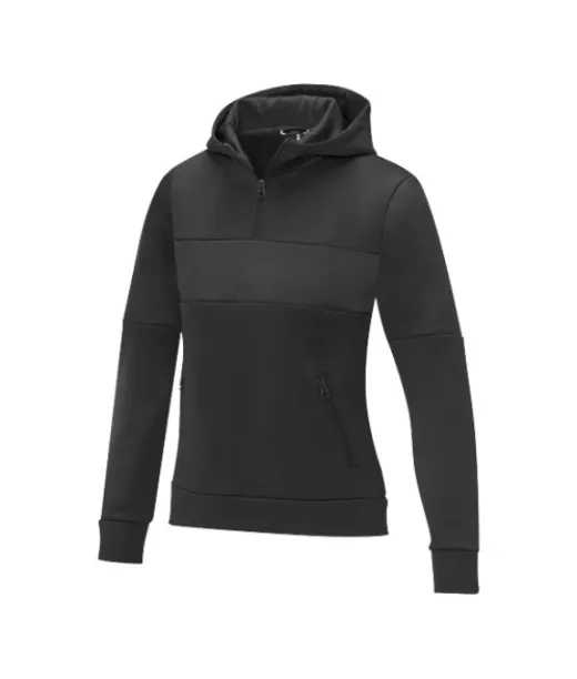 Sayan Naisten Puolivetoketjullinen Anorakkihupullinen Svetari