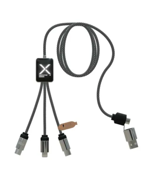 Scx.design C33 60 W:n Type-c-latauskaapeli, Jossa On Kaksi Valaistua Logoa 