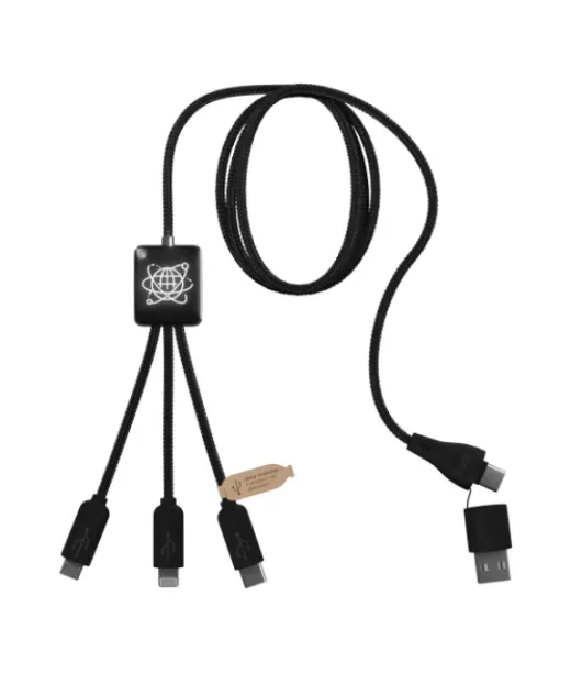Scx.design C45 5-in-1 Rpet -latausjohto Tiedonsiirrolla