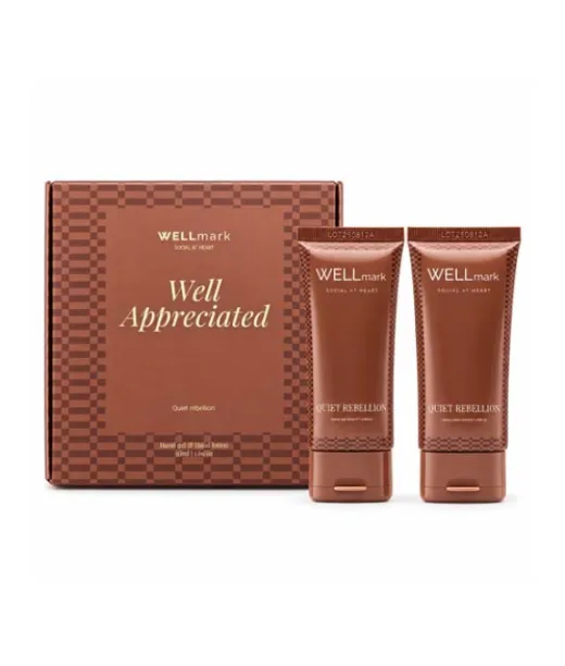 Wellmark Quite Rebellion -lahjasetti: 70 Ml Käsisaippua Ja 70 Ml Käsivoide