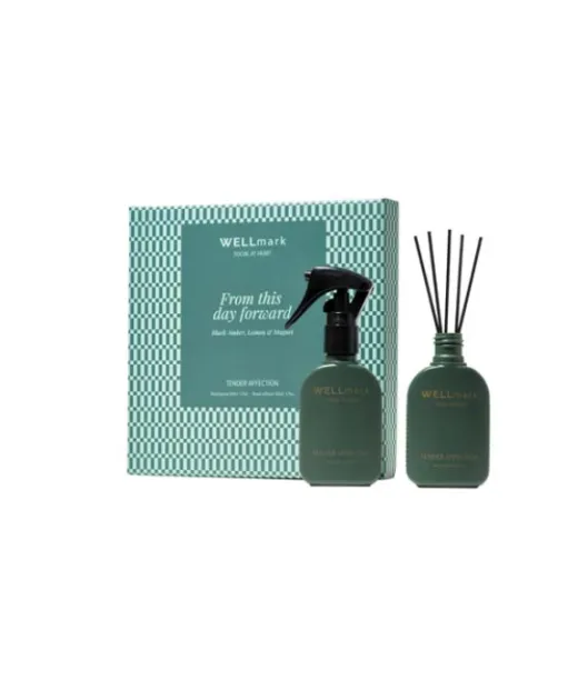 Wellmark Tender Affection -lahjasetti: 50 Ml:n Huonesuihke Ja 50 Ml:n Tuoksudiffuusori