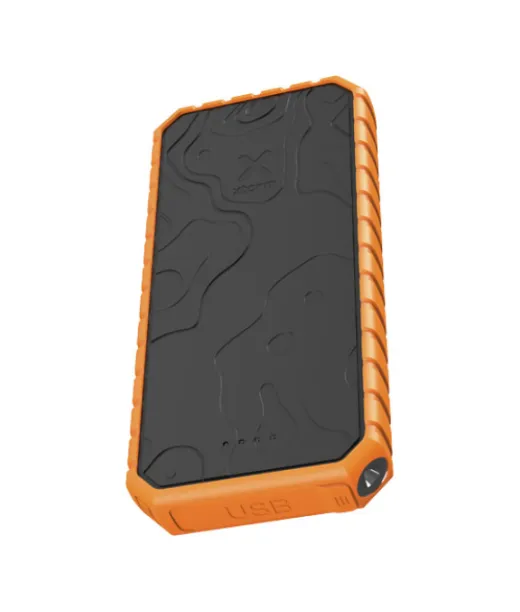 Xtorm Xr202 Xtreme 20 000 Mah 35 W Qc3.0 Vedenpitävä Ja Kestävä Varavirtalähde Taskulampulla Musta / Oranssinpunainen
