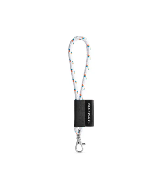 75092. Set Lanyard Nautic Short (Ø 7 Mm) Setti 9 Mm:n Sulkurenkaalla 301 - Valkoinen