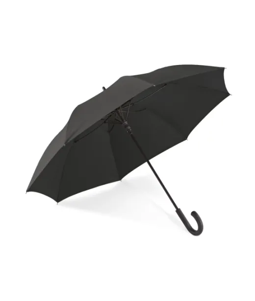 Albert. 190t Pongee Sateenvarjo, Jossa On Automaattinen Avautuminen Musta