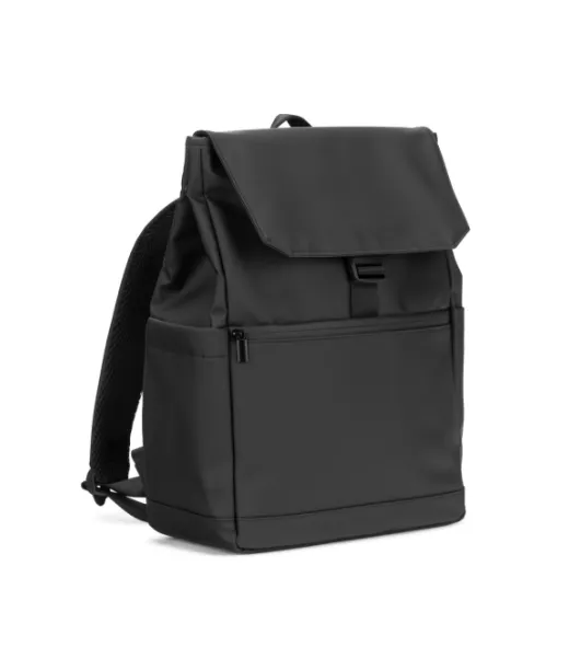 Azores Bag. Läppärireppu (16") Pu-muovista, Jossa Läppä Peittää Kaikki Lokerot Musta