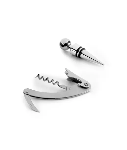 Barrel. Sinkki- Ja Ruostumattomasta Teräksestä Valmistettu Viinisarja Satiinihopea