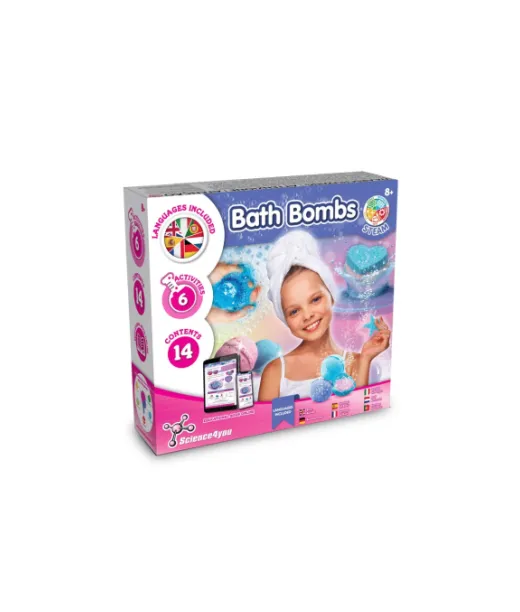Bath Bombs Kit I. Opetuspeli Lapsille Lajitelma