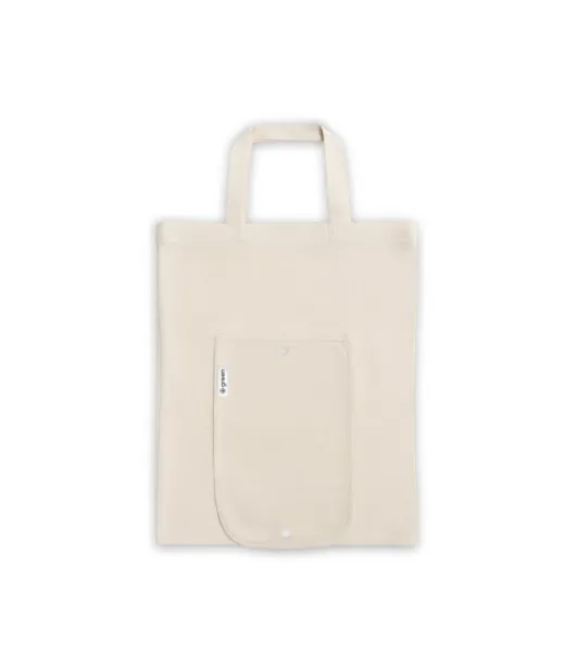 Beirut. Foldable Bag In Cotton (50%), Recycled Cotton (30%) And Polyester (20% Rpet) (140 G/m²) Natural (vaalea)