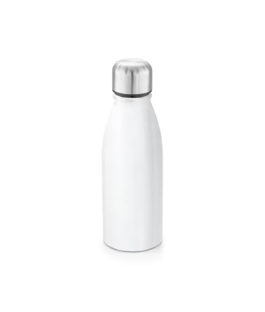Billy. Sublimaatiopainettu Alumiinipullo Ja Ruostumattomasta Teräksestä Valmistettu Korkki 500 Ml Valkoinen
