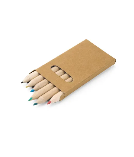 Bird. Kynärasia, Jossa On 6 Värikynää Natural