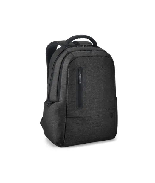 Boston. Vedenpitävä 2tone Nylon 17'' Kannettava Tietokone Reppu Musta