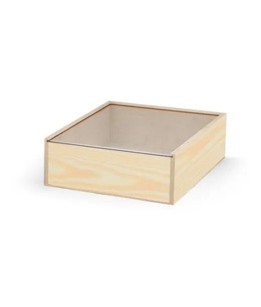 Boxie Clear Puulaatikko L Natural (tumma)