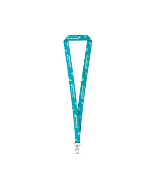 Brighton. Set Lanyard Sublimation Long Ii (20 Mm) 20 Mm:n Sulkurenkaalla Valkoinen