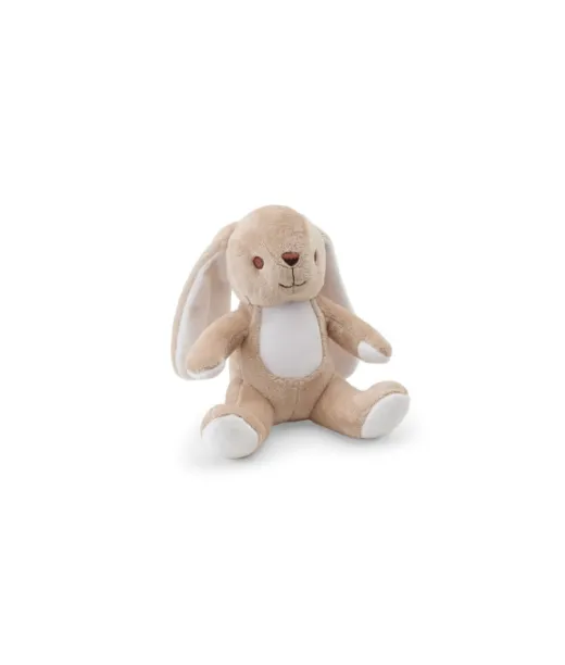 Bugs. Kanin Muotoinen Polyesteripehmolelu, Jossa On Oma Kangas Kustomointia Varten Beige