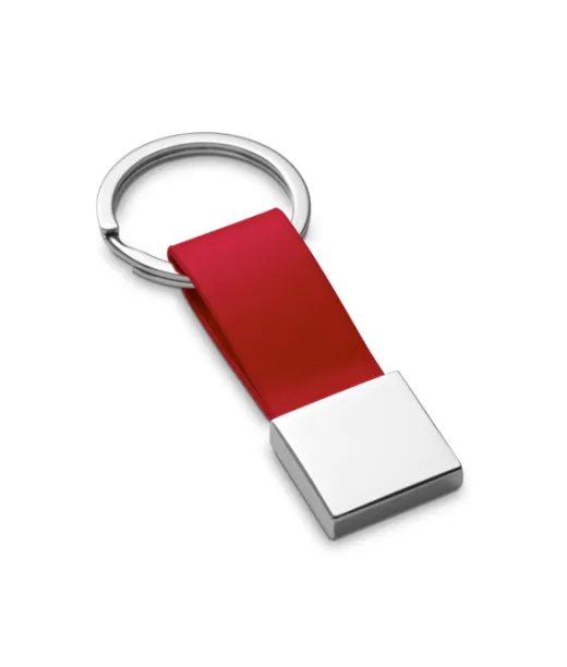 Bumper. Metallinen Ja Pu-avaimenperä Punainen