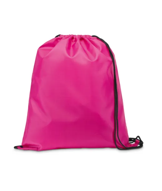 Carnaby. 210d Reppu Laukku Musta Kiristysnauhat Pinkki