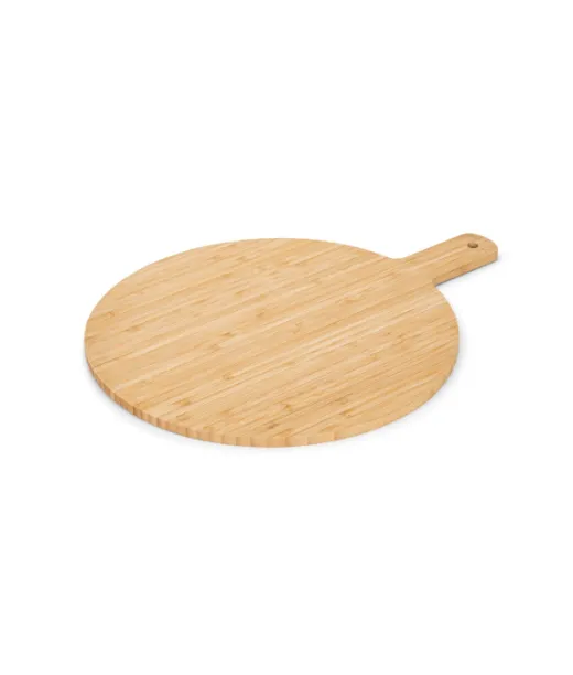 Cheesano. Pyöreä Bambuinen Tarjoilulauta Natural