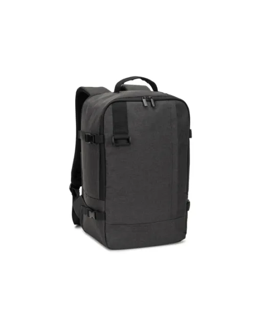 Cies. Reppu, Joka On Kehitetty Täyttämään Lentoyhtiöiden Vaatimat Mitat Ja Valmistettu Tiheästä 600d Kierrätetystä Polyesteristä Tummanharmaa