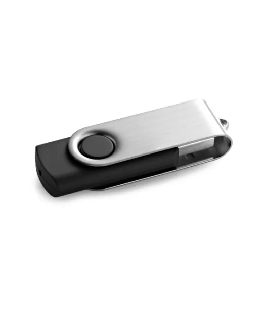 Claudius 4gb. 4 Gt:n Usb-muistitikku Metalliklipsillä Musta