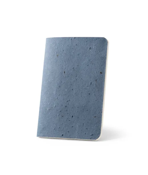 Coffeepad Soft. A6-kokoinen Muistivihko, Jossa On Joustava Kansi, Valmistettu Kahvinjyvänkuorijätteestä (65 %) Sininen