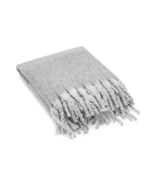 Comfy. Blanket In Recycled Polyester (100% Rpet) (300 G/m²), With A Mohair Feel Harmaa