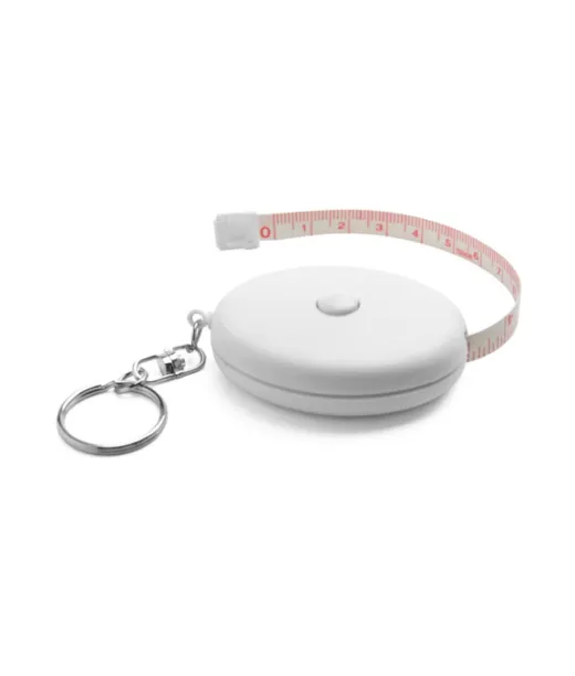 Coppi. Avaimenperä Mittanauhalla Valkoinen