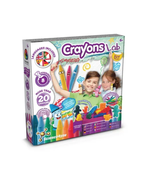 Crayon Factory Kit I. Opettavainen Peli Lapsille Lajitelma