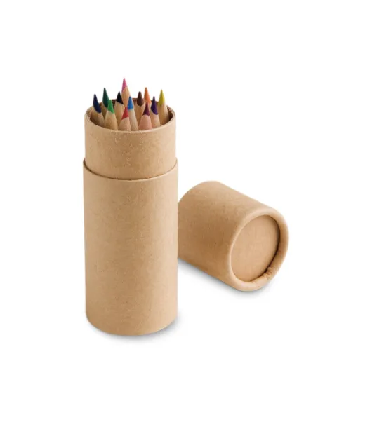 Cylinder. Kynärasia, Jossa On 12 Värikynää Natural