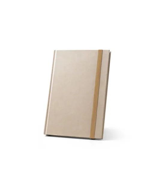 Dickinson. A5 Hardcover Notebook Made Of Sugar Cane Paper (80% Sugar Cane) With Lined Pages Natural